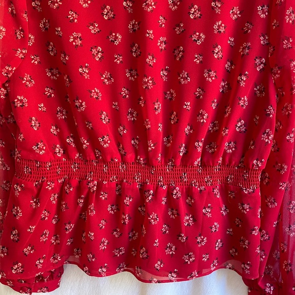 Madewell V-Neck Peplum Top - Picture 7 of 7